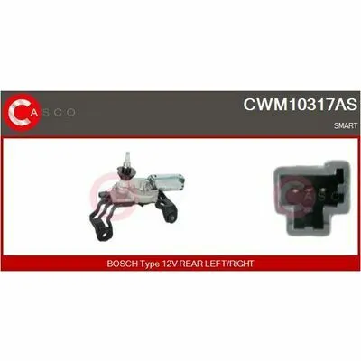 CASCO Brand New HQ CWM10317AS Motore Tergicristallo Scelto Dai Clienti