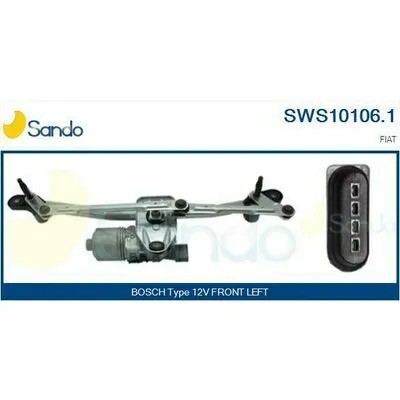 Professionale SANDO Genuine SWS10106.1 Tiranteria Tergicristallo