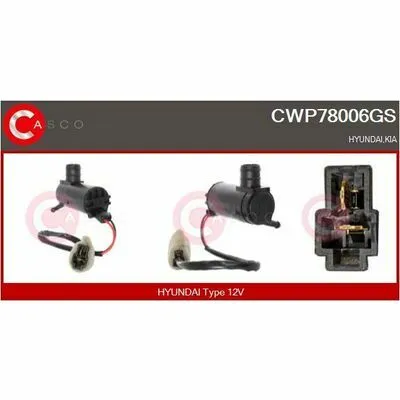 CASCO Genuine CWP78006GS Pompa Acqua Lavaggio, Pulizia Cristalli Novità
