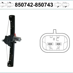Prezzo Di Fabbrica VALEO 850742 - Alzacristallo ATP Autoricambi