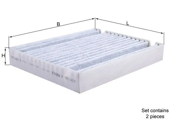 Professionale MAHLE LAK 1151/S - Filtro, Aria abitacolo ATP Autoricambi