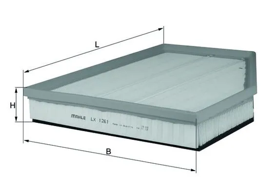 Prezzo Basso MAHLE LX 1261 - Filtro aria ATP Autoricambi