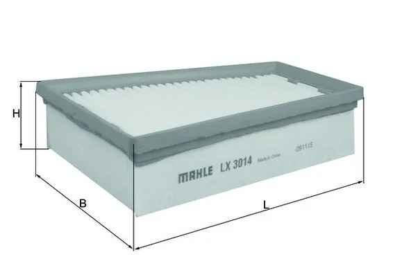 MAHLE LX 3014 - Filtro aria ATP Autoricambi Soddisfatti O Rimborsati
