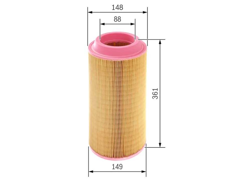 Compra Online BOSCH 1 457 433 558 - Filtro aria ATP Autoricambi