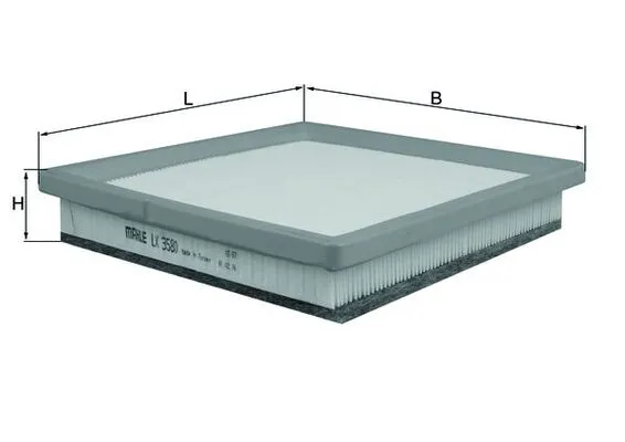 Compra Oggi Stesso MAHLE LX 3580 - Filtro aria ATP Autoricambi