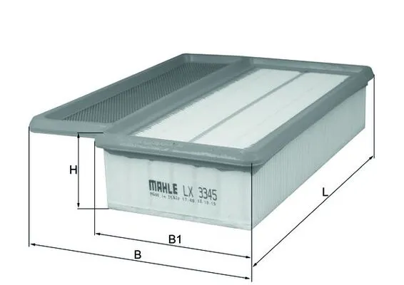 Affare MAHLE LX 3345 - Filtro aria ATP Autoricambi
