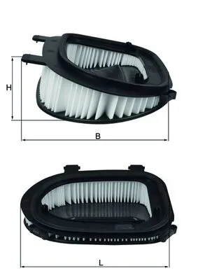 MAHLE LX 3541 - Filtro aria ATP Autoricambi Promozione