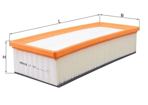 Popolare MAHLE LX 1482 - Filtro aria ATP Autoricambi