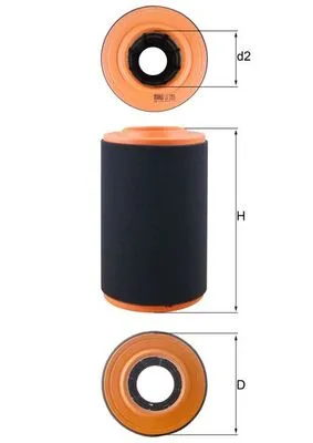 MAHLE LX 3353 - Filtro aria ATP Autoricambi Soddisfatti O Rimborsati