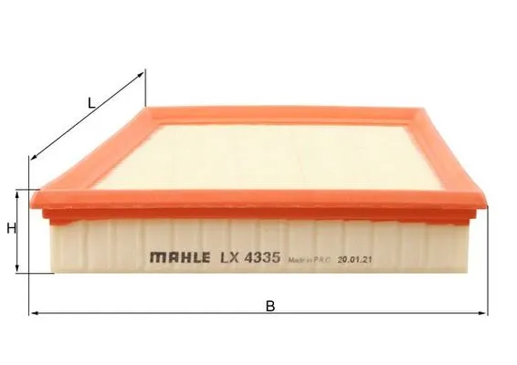Acquista Ora MAHLE LX 4335 - Filtro aria ATP Autoricambi