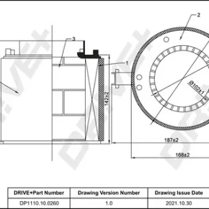 Dr!ve+ DP1110.10.0260 - Filtro aria ATP Autoricambi Promozione