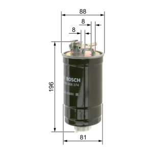 BOSCH 0 450 906 374 - Filtro carburante ATP Autoricambi Prezzo Basso