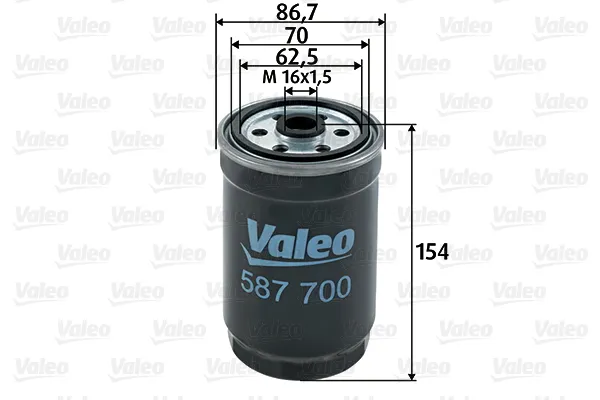Ultimissimo Modello VALEO 587700 - Filtro carburante ATP Autoricambi