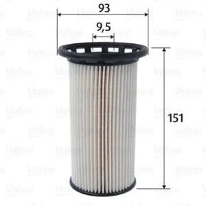 VALEO 587095 - Filtro carburante ATP Autoricambi Pagamento Sicuro