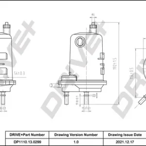 Direttamente Dal Produttore Dr!ve+ DP1110.13.0299 - Filtro carburante ATP Autoricambi