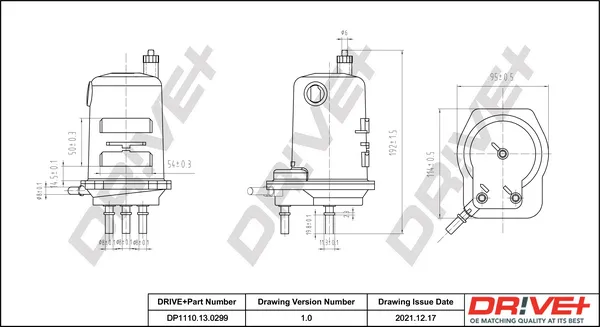 Direttamente Dal Produttore Dr!ve+ DP1110.13.0299 - Filtro carburante ATP Autoricambi