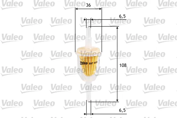 VALEO 587000 - Filtro carburante ATP Autoricambi Occasione Imperdibile