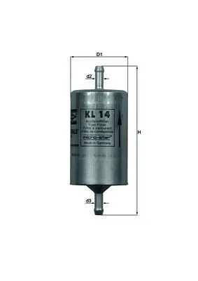 Miglior Prezzo MAHLE KL 14 - Filtro carburante ATP Autoricambi