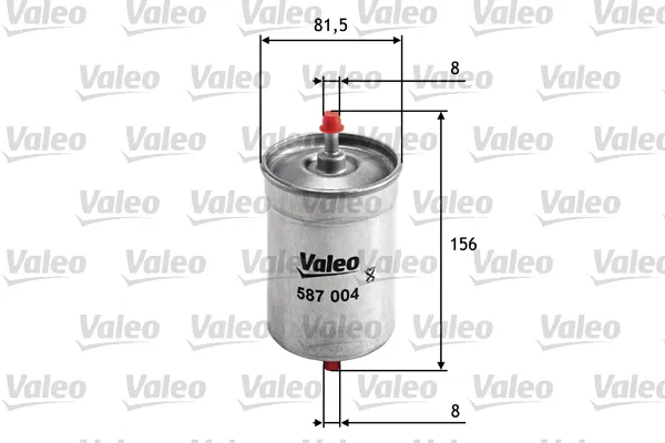 VALEO 587004 - Filtro carburante ATP Autoricambi Non Perdere