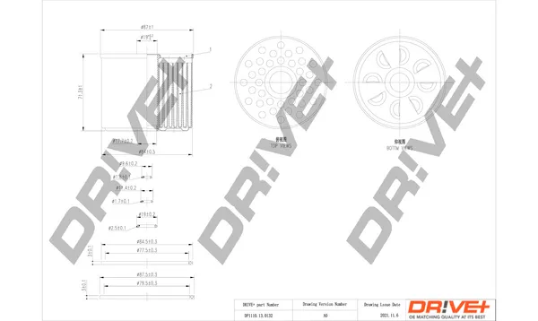 Nuova Collezione Dr!ve+ DP1110.13.0132 - Filtro carburante ATP Autoricambi