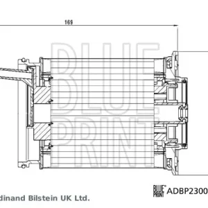 Nuova Collezione BLUE PRINT ADBP230021 - Filtro carburante ATP Autoricambi
