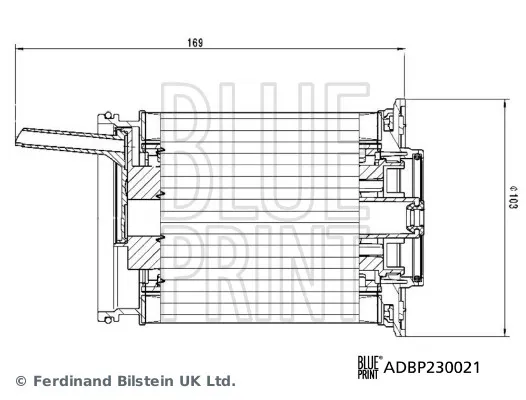 Nuova Collezione BLUE PRINT ADBP230021 - Filtro carburante ATP Autoricambi