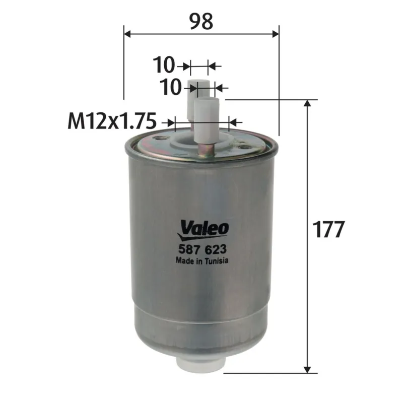 Novità VALEO 587623 - Filtro carburante ATP Autoricambi