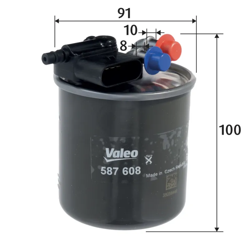 VALEO 587608 - Filtro carburante ATP Autoricambi Prezzo Basso