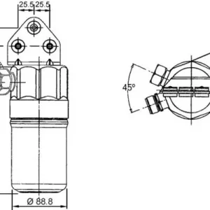 MAHLE AD 187 000S - Essiccatore, climatizzatore ATP Autoricambi Ultime Pezzi