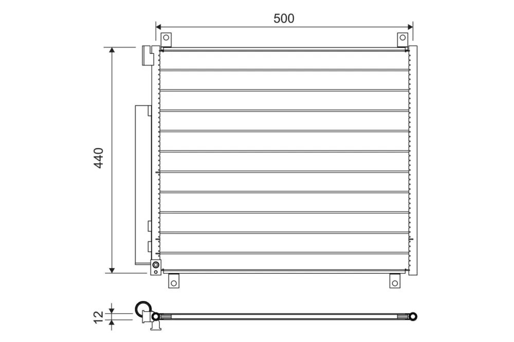 Prezzo Ridotto VALEO 822655 - Condensatore, climatizzatore ATP Autoricambi