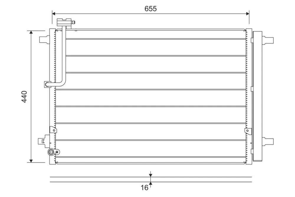 Occasione Imperdibile VALEO 822657 - Condensatore, climatizzatore ATP Autoricambi