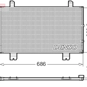 Promozione DENSO DCN51016 - Condensatore, climatizzatore ATP Autoricambi