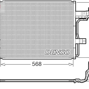Direttamente Dal Produttore DENSO DCN44019 - Condensatore, climatizzatore ATP Autoricambi