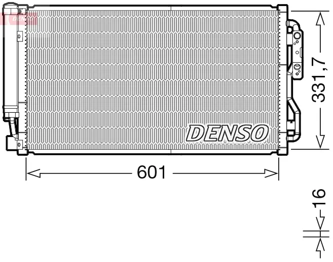 Consegna Rapida DENSO DCN05105 - Condensatore, climatizzatore ATP Autoricambi