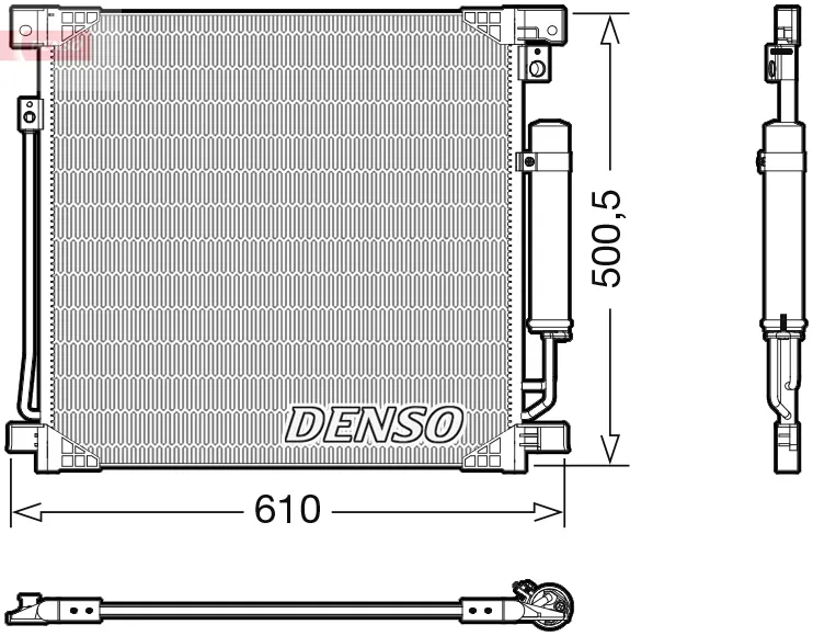 Direttamente Dal Produttore DENSO DCN45013 - Condensatore, climatizzatore ATP Autoricambi