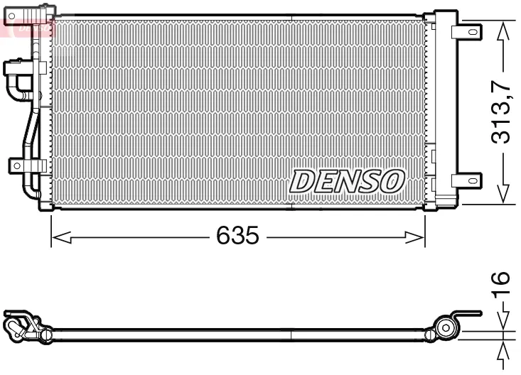 Offerta DENSO DCN15007 - Condensatore, climatizzatore ATP Autoricambi