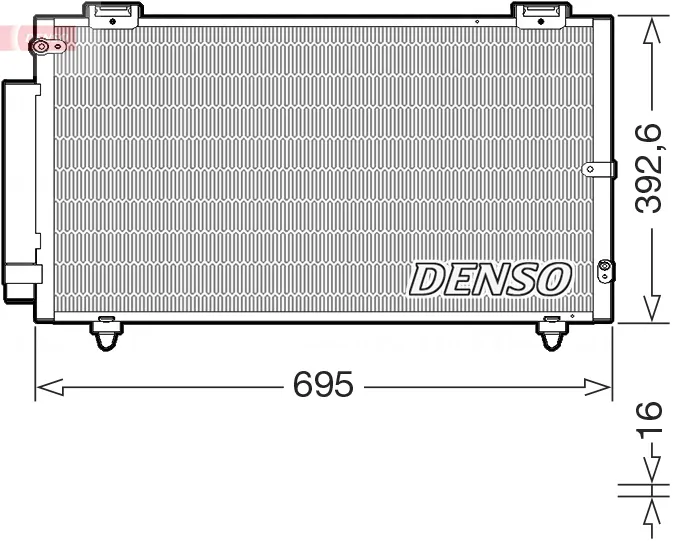 Super Prezzo DENSO DCN50130 - Condensatore, climatizzatore ATP Autoricambi
