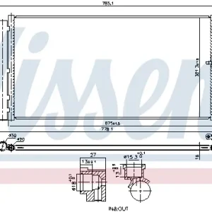 NISSENS 941261 - Condensatore, climatizzatore ATP Autoricambi Offerta Lampo