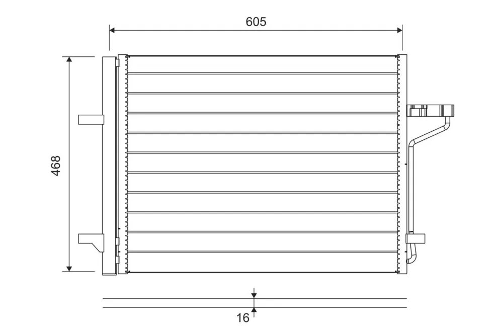 VALEO 812877 - Condensatore, climatizzatore ATP Autoricambi Offerta Del Giorno