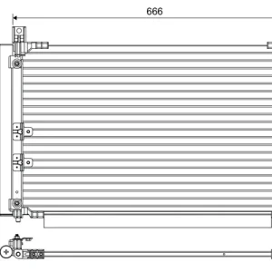 VALEO 822670 - Condensatore, climatizzatore ATP Autoricambi Pagamento Sicuro