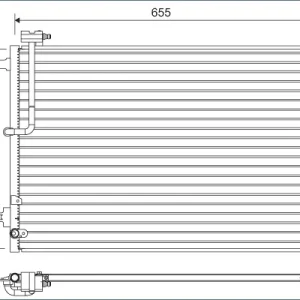 Prezzo Conveniente VALEO 822633 - Condensatore, climatizzatore ATP Autoricambi