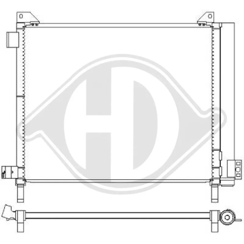 Offerta Lampo DIEDERICHS DCC1974 - Condensatore, climatizzatore ATP Autoricambi