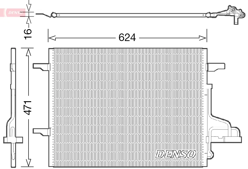 Scelto Dai Clienti DENSO DCN10027 - Condensatore, climatizzatore ATP Autoricambi