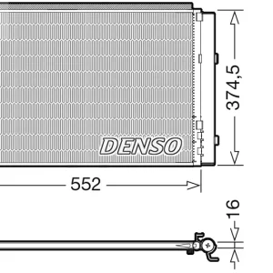 DENSO DCN41017 - Condensatore, climatizzatore ATP Autoricambi Solo Oggi