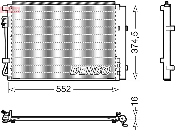DENSO DCN41017 - Condensatore, climatizzatore ATP Autoricambi Solo Oggi