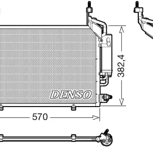 DENSO DCN10050 - Condensatore, climatizzatore ATP Autoricambi Compra Online