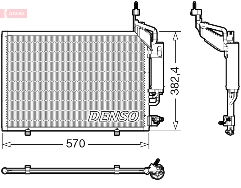 DENSO DCN10050 - Condensatore, climatizzatore ATP Autoricambi Compra Online