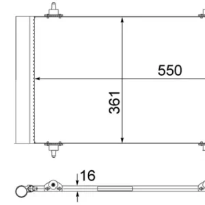 Miglior Prezzo MAHLE AC 487 000S - Condensatore, climatizzatore ATP Autoricambi