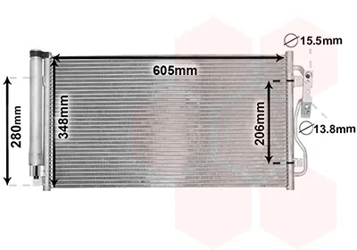 Promozione Esclusiva VAN WEZEL 06005434 - Condensatore, climatizzatore ATP Autoricambi
