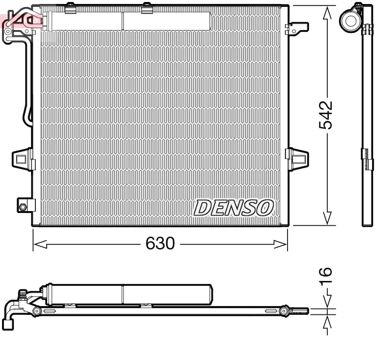 Offerta Speciale DENSO DCN17057 - Condensatore, climatizzatore ATP Autoricambi